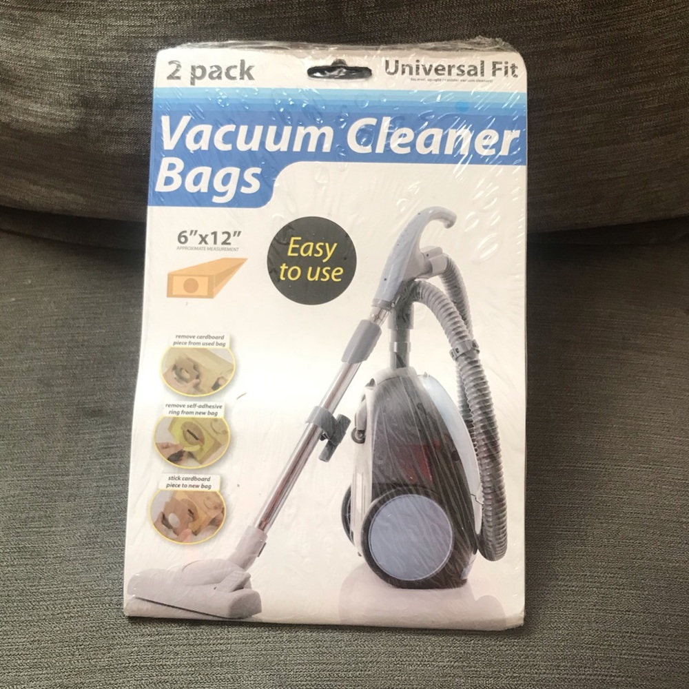 Vacuum Cleaner Bags. 2pk Universal Fit